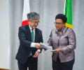 WAZIRI WA ULINZI NA JESHI LA KUJENGA TAIFA AKUTANA NA BALOZI MPYA WA JAPANI TANZANIA